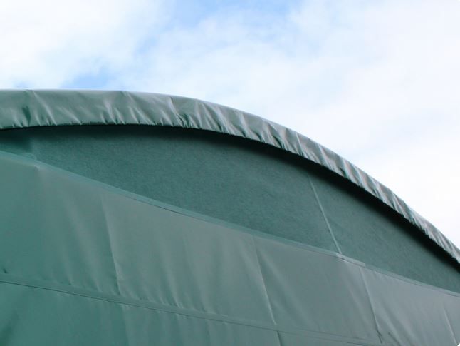 Standardausführung mit Giebelplane hinten