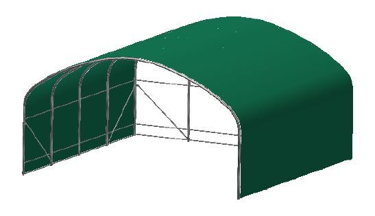 Standardausführung, Gestell mit Dachplane