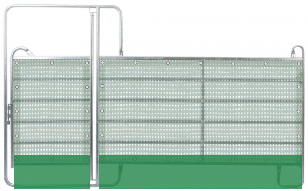 Windschutznetz-Set für Torpanel 3,6 m