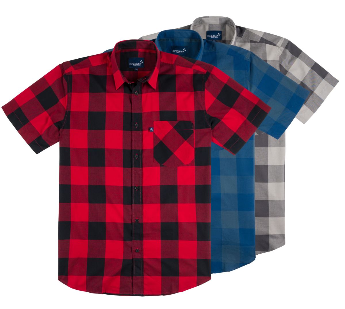 Kurzarmhemd Kanada 3er-Set