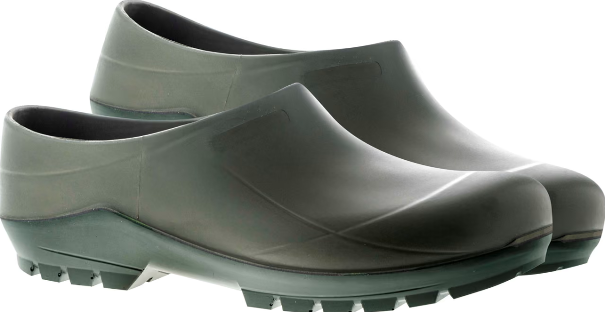NORA PU-Clog COMFY oliv