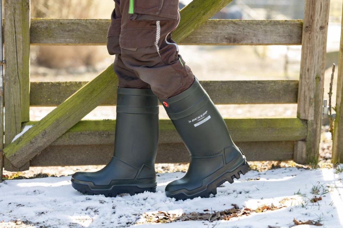 Ein Stiefel für kalte Wintertage