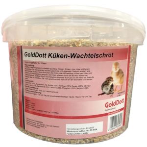 GoldDott Küken- und Wachtelschrot