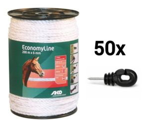 Weidezaun Frühlings-Sparset 200m