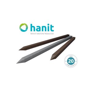 Kunststoffpfahl eckig 9x9cm