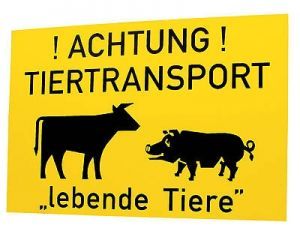 Tiertransportschild