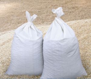 Getreidesäcke 25 kg weiß