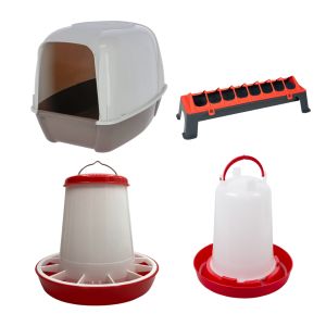 Hühner Grundausstattungs-Set bis 5 Tiere
