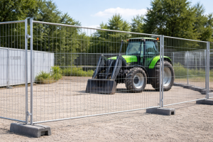 Mobil-Bauzaun feuerverzinkt Typ Profi