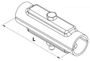 Rohrverbinder verzinkt