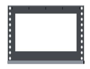 Plane anthrazit mit Fenster