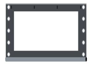 2 Stück Plane anthrazit