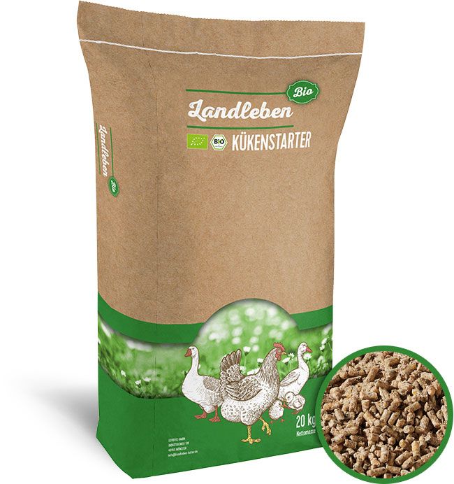 Landleben Bio-Hühnerfutter