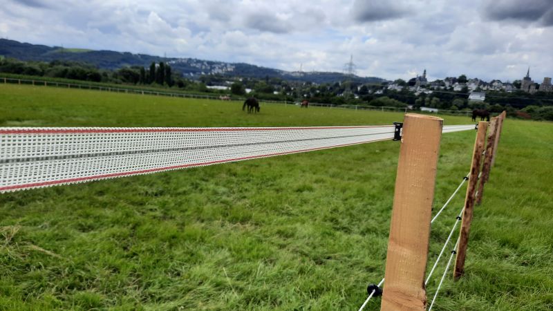 Streckenführung mit Breitbandisolator und Litze Taurus