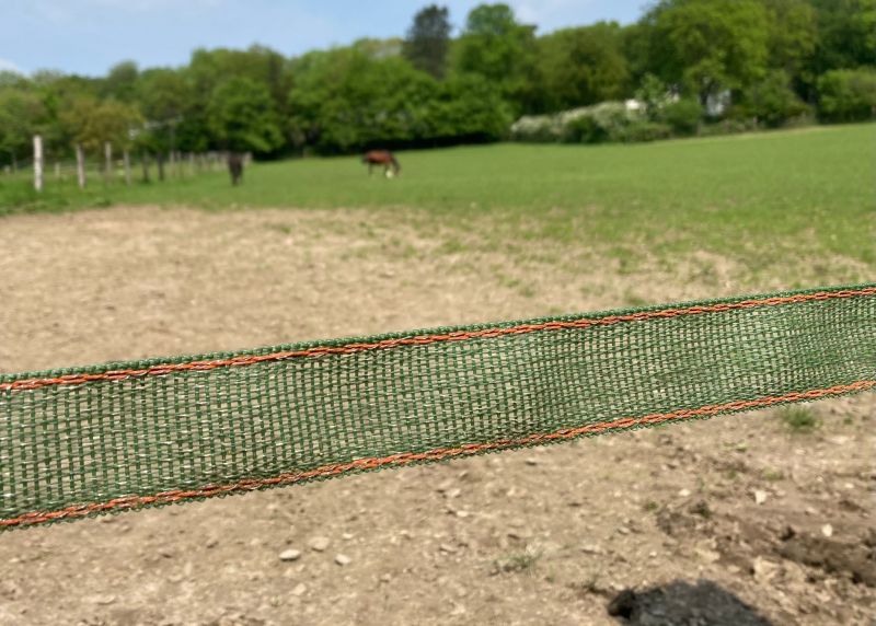 Anwendung 4 - Breitbandlitze grün mit orangen Kennfäden