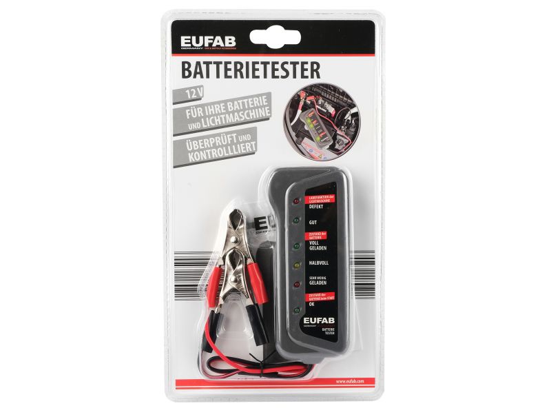 Batterietester für 12 V-Batterien