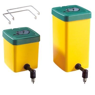 Kaninchen-Trinkflasche 0,5 L (li.) und 1,0 L (re.) mit Drahtbügel