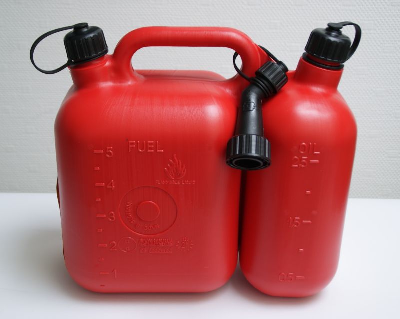 Kombi-Benzinkanister 5/2,5 Liter