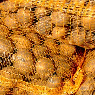 100 Stück Raschelsäcke 12,5 kg mit Zugband