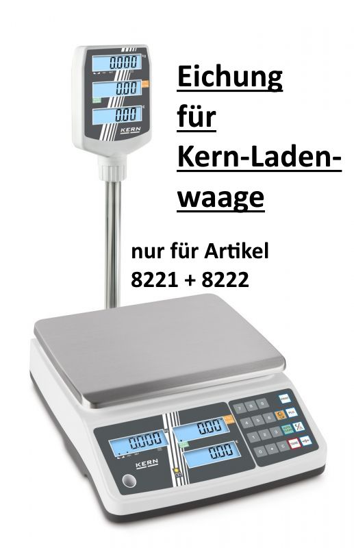 Eichung für Kern-Ladenwaage