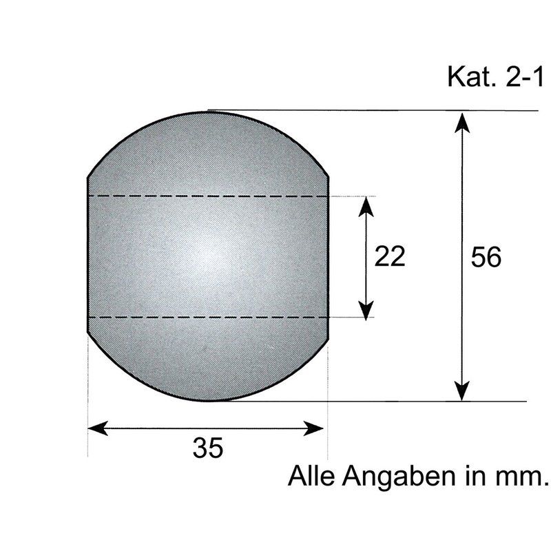 SPARSET Unterlenker-Kugel Kat. 2-1