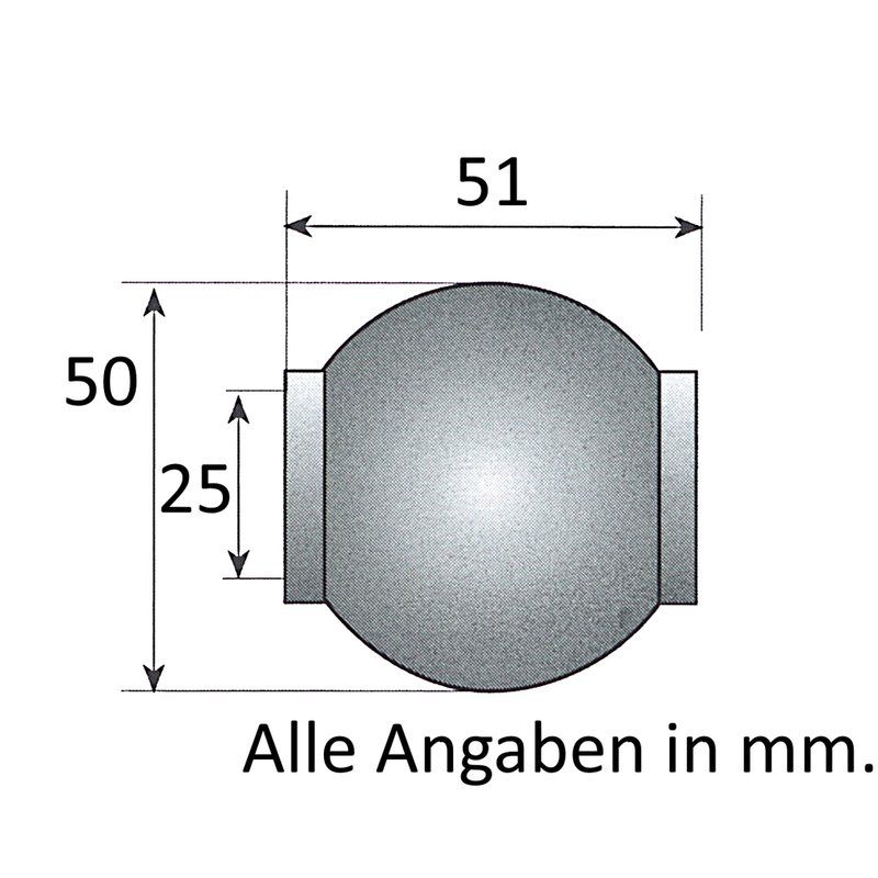 Oberlenker-Kugel Kat. 2