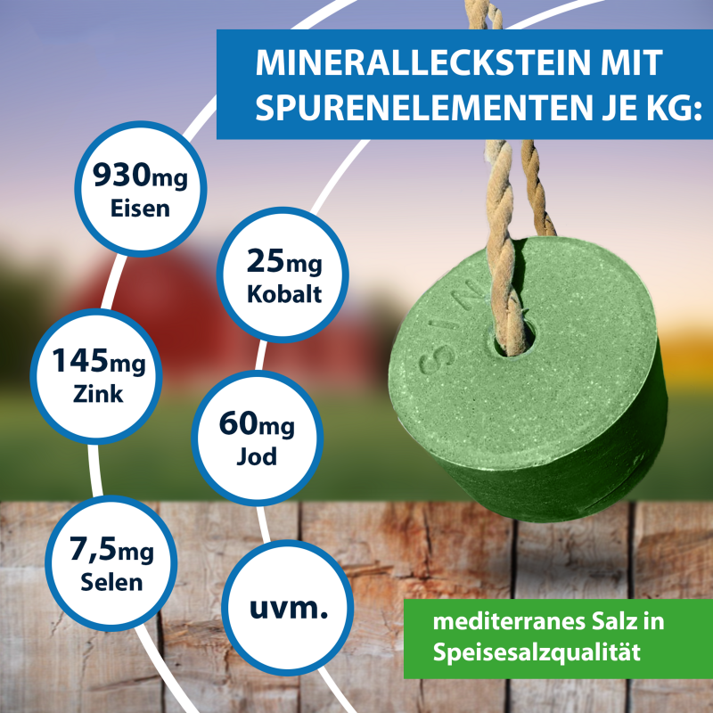 Kräuter-Mineralleckstein Inhaltsstoffe