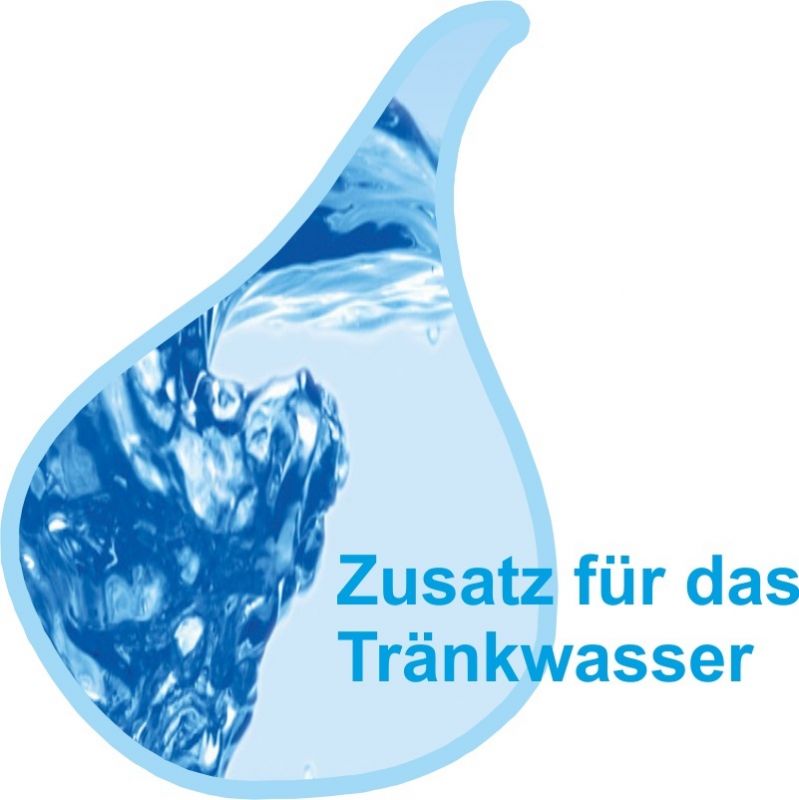 Fütterungshinweis: Zusatz für das Trinkwasser