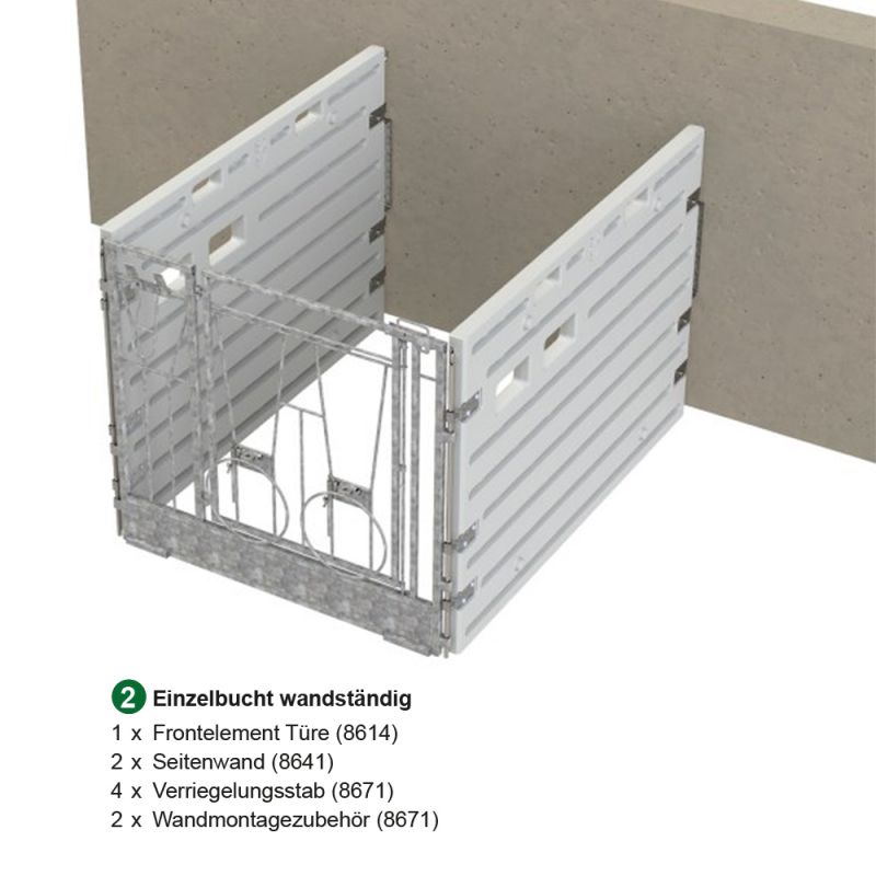 Modulare Kälberbox