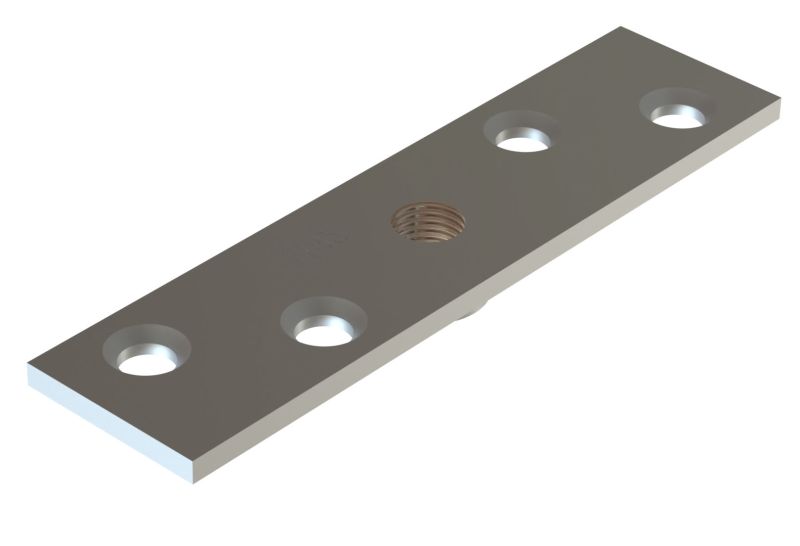 Anschraubplatte Edelstahl