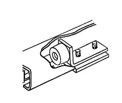 Schienen-Türstopper Typ 40