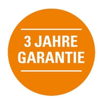 3 Jahre Garantie