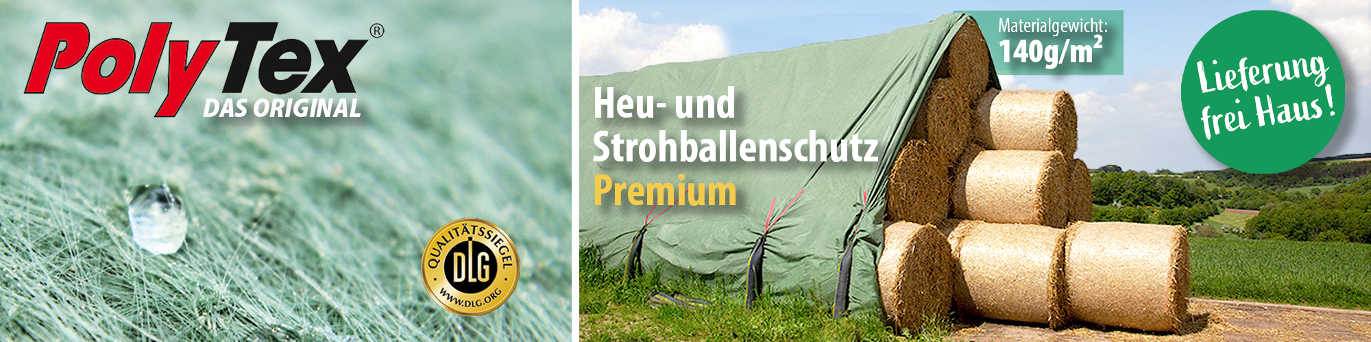 Polytex Stroh- und Heuballenvlies bei siepmann.net