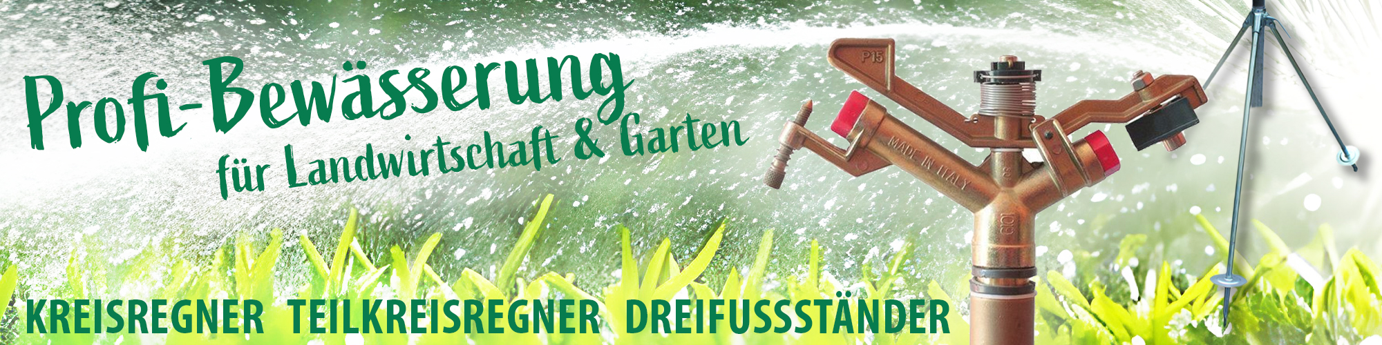 Kreisregner für Landwirtschaft und Garten bei Siepmann.net