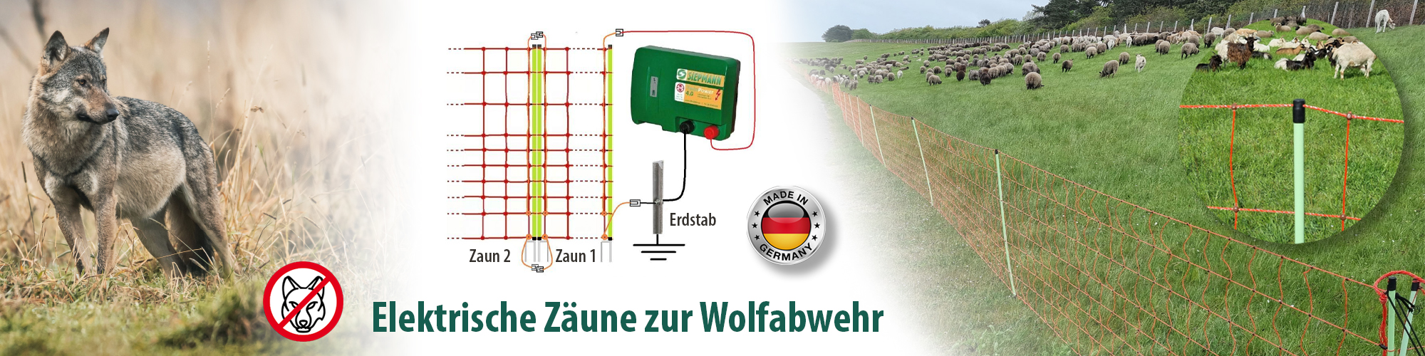 Euro-Netze für die Wolfsabwehr bei Siepmann.net
