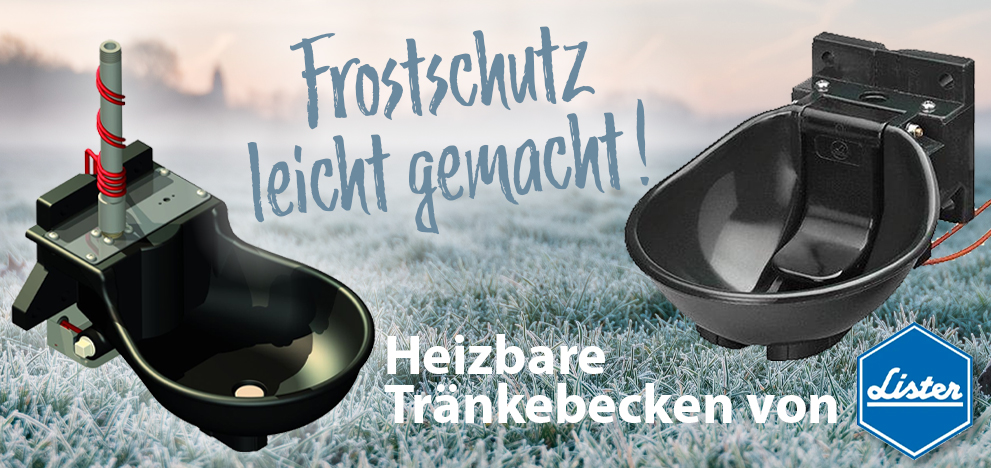 Beheiztes Kunststofftränkebecken
