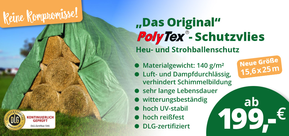 PolyTex Strohballenschutz - Das Original